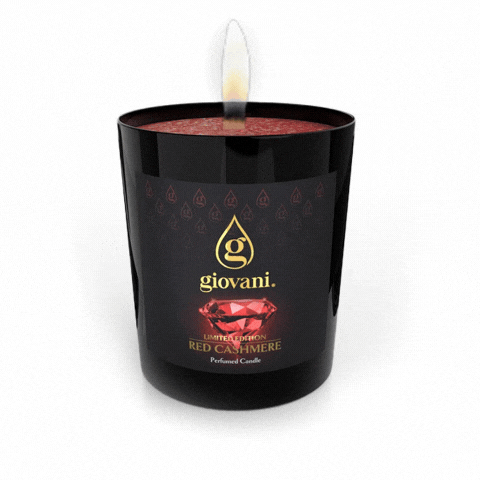 Świeca Giovani pachnąca perfumami Red Cashmere
